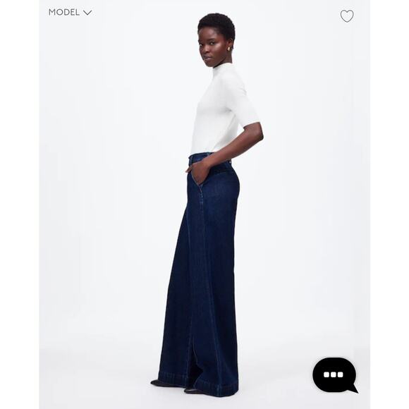 NWT Madewell Superwide-Leg Trouser Jeans Size 26 Retail $148 - Picture 4 of 6